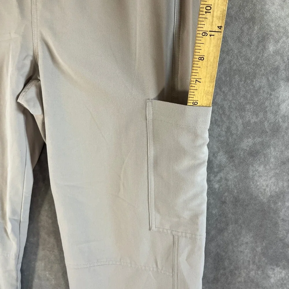 FIGS Scrub‎ Pants Mens Medium Sand T2001 Technical Collection Cargo Straight Leg